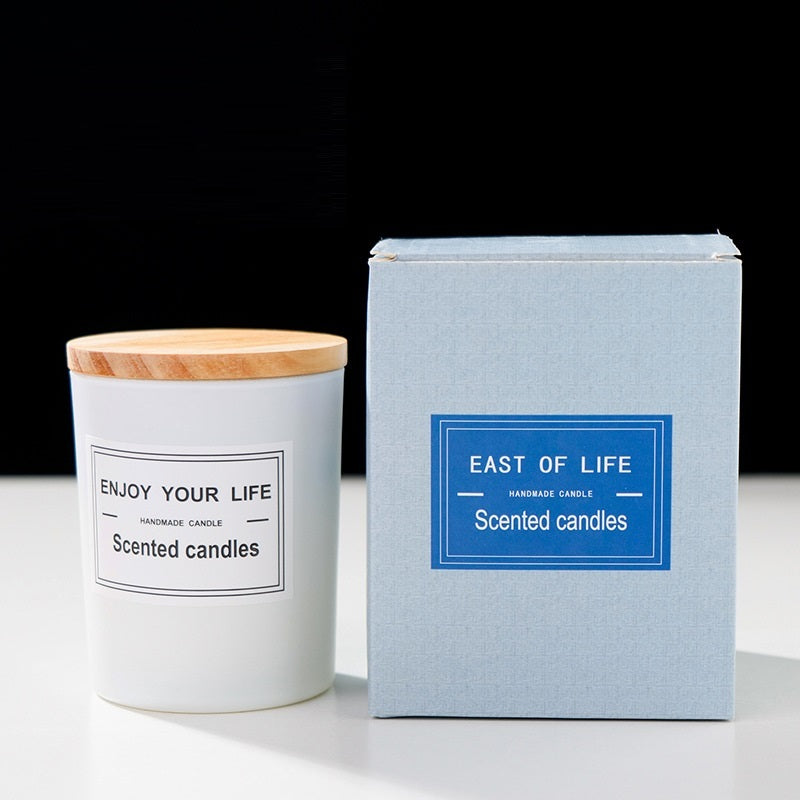 Bougie en pierre de cristal naturelle