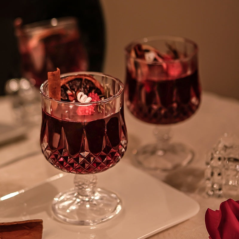 Jelly Crystal Wine Goblet Candle