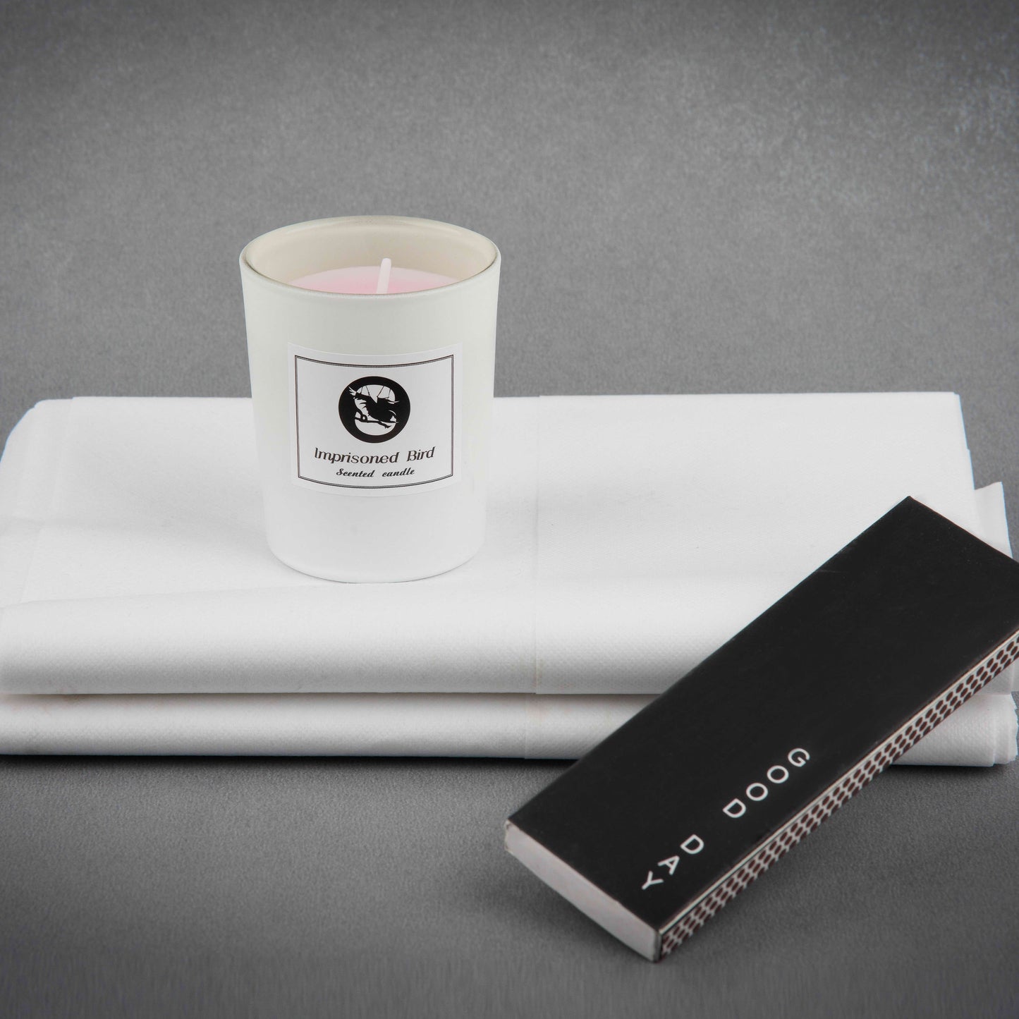 Low-temperature soy wax candle, gift set detail