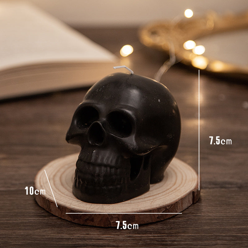 Halloween Skull Handmade Candle