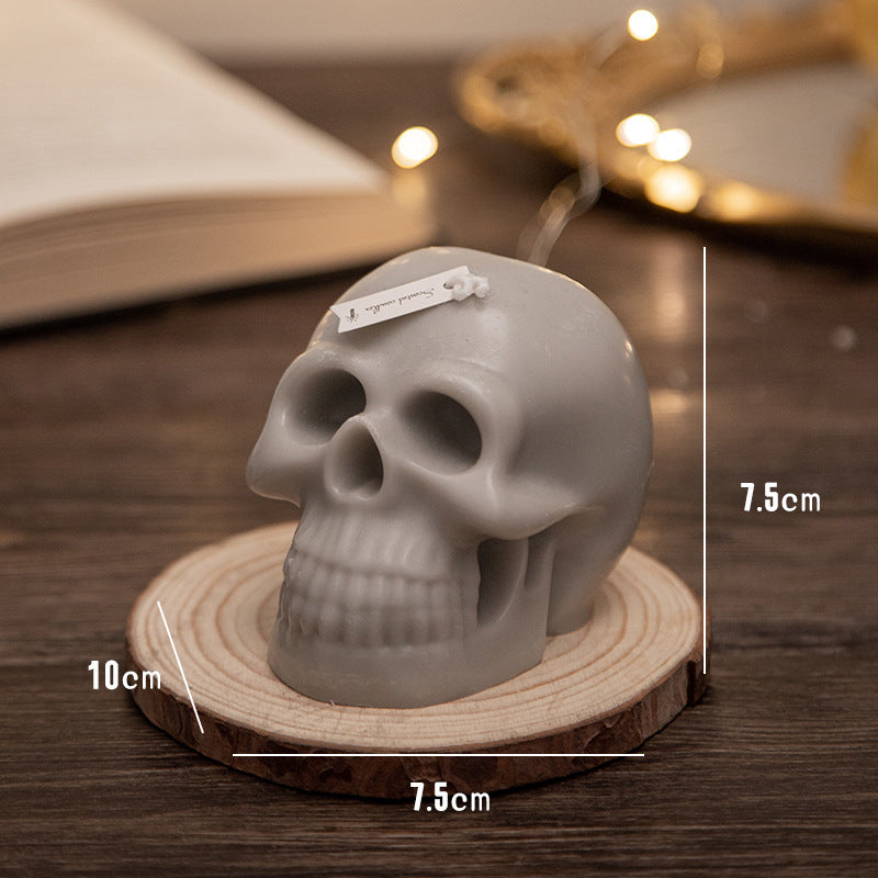 Halloween Skull Handmade Candle