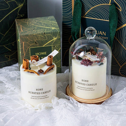 Hand Gift Real Flower Fragrance Candle