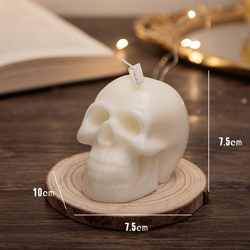Halloween Skull Handmade Candle