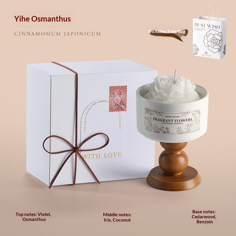 Detailed scent notes for Yihe Osmanthus: Top notes: voilet, osmanthus; Middle notes: iris, coconut; Base notes: cedarwood, benzoin