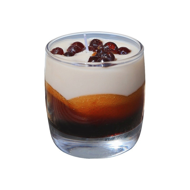 Black Sugar Bobo Milk Tea Candle