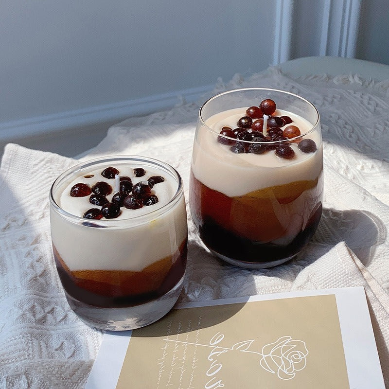 Black Sugar Bobo Milk Tea Candle