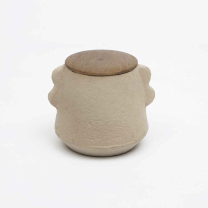 Jar Candle Ecomix Wax Fill With Wooden Lid Vanilla Lavender 8oz - Light beige - Candle